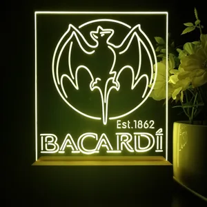 Bacardi Bat Est. 1862 LED Desk Light