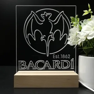 Bacardi Bat Est. 1862 LED Desk Light