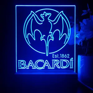 Bacardi Bat Est. 1862 LED Desk Light