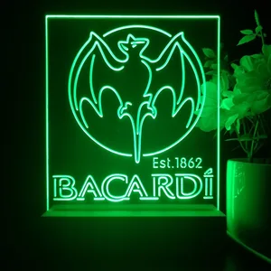 Bacardi Bat Est. 1862 LED Desk Light