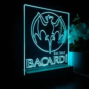 Bacardi Bat Est. 1862 LED Desk Light