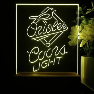 Baltimore Orioles Coors Light LED Desk Light