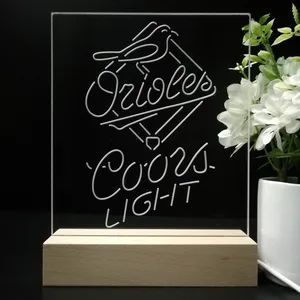 Baltimore Orioles Coors Light LED Desk Light