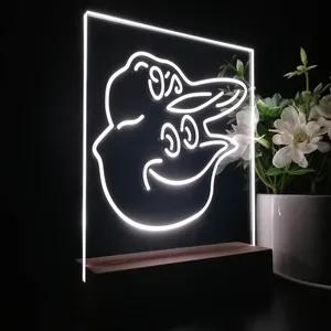 Baltimore Orioles Mascot LED Desk Light