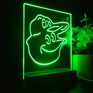 Baltimore Orioles Mascot LED Desk Light