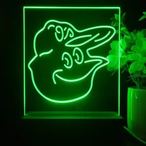 Baltimore Orioles Mascot LED Desk Light