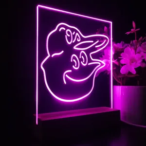Baltimore Orioles Mascot LED Desk Light