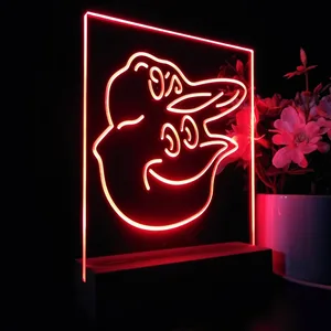 Baltimore Orioles Mascot LED Desk Light