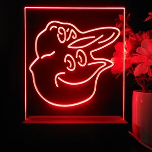 Baltimore Orioles Mascot LED Desk Light