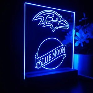 Baltimore Ravens Blue Moon LED Desk Light