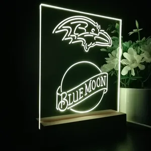 Baltimore Ravens Blue Moon LED Desk Light