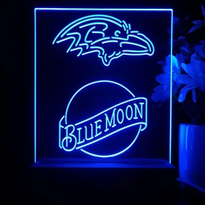 Baltimore Ravens Blue Moon LED Desk Light
