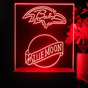 Baltimore Ravens Blue Moon LED Desk Light