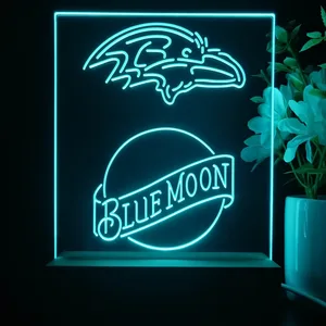 Baltimore Ravens Blue Moon LED Desk Light