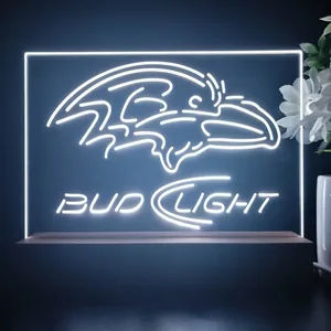 Baltimore Ravens Bud Light LED Desk Light