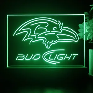 Baltimore Ravens Bud Light LED Desk Light