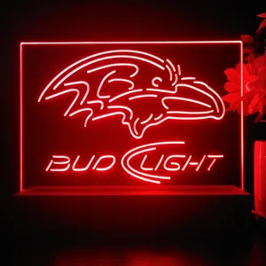 Baltimore Ravens Bud Light LED Desk Light