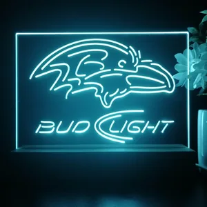 Baltimore Ravens Bud Light LED Desk Light