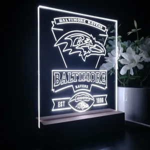 Baltimore Ravens EST 1996 LED Desk Light