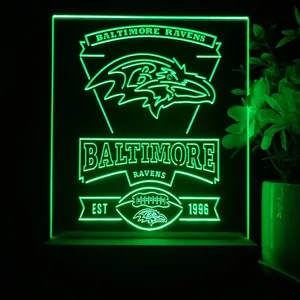 Baltimore Ravens EST 1996 LED Desk Light