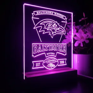Baltimore Ravens EST 1996 LED Desk Light