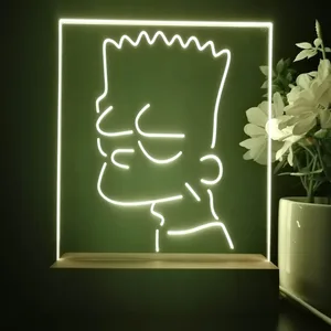Bart Simpson Head LED Desk Light