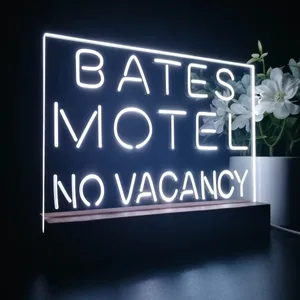 Bates Motel No Vacancy LED Desk Light