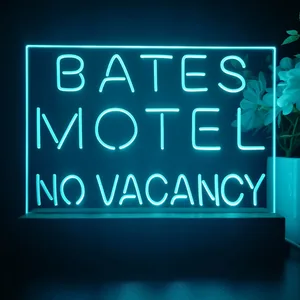 Bates Motel No Vacancy LED Desk Light