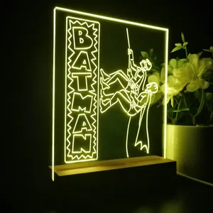 Batman and Robin LED Desk Light