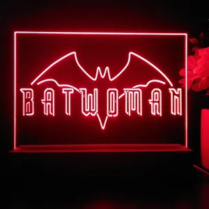 Batwoman Logo LED Desk Light