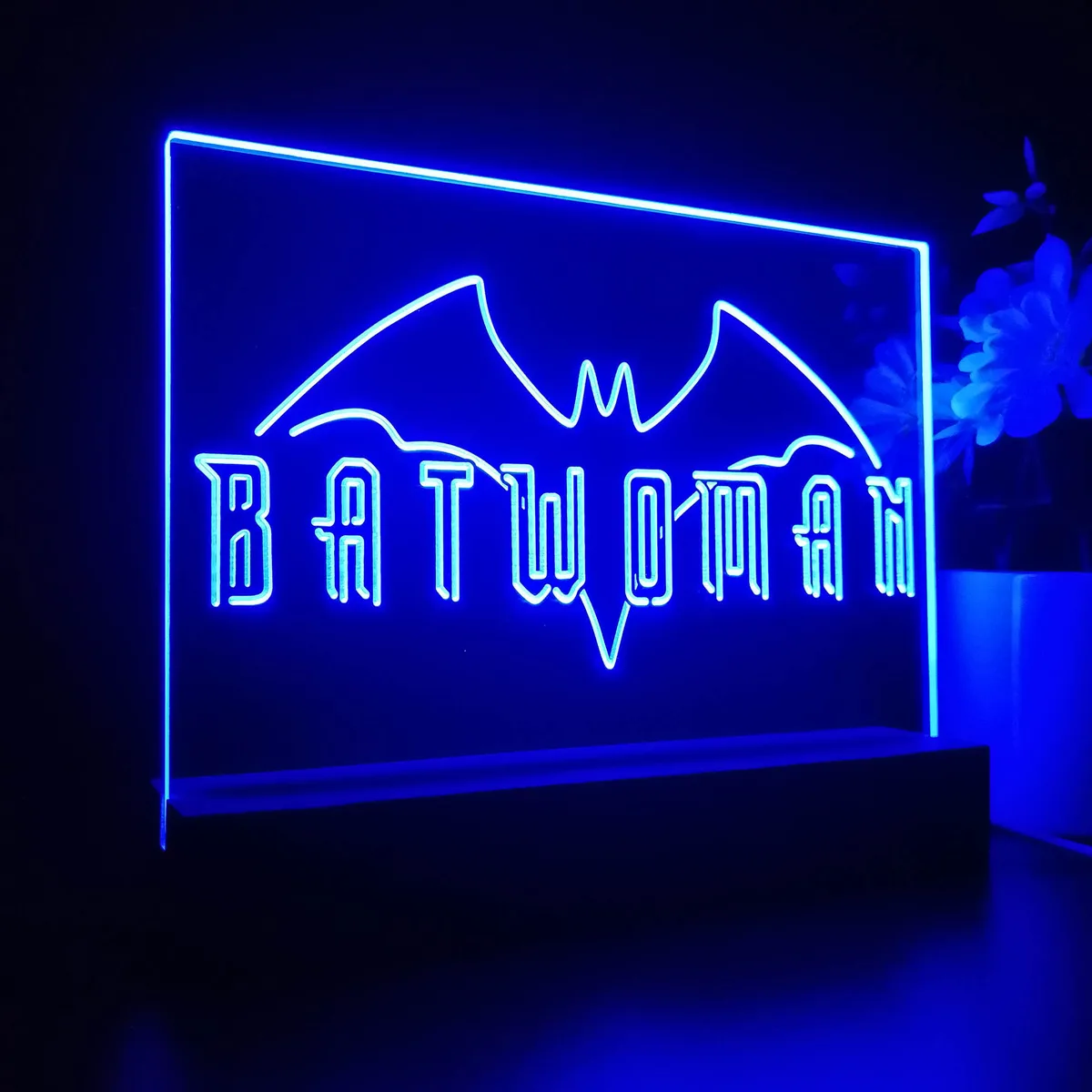 Batwoman Logo LED Desk Light