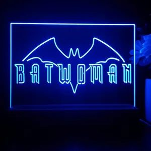 Batwoman Logo LED Desk Light