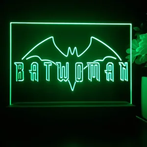Batwoman Logo LED Desk Light
