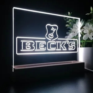 Beck's Key Logo LED Desk Light
