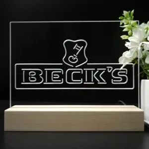 Beck's Key Logo LED Desk Light