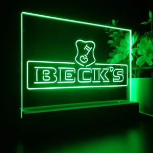 Beck's Key Logo LED Desk Light