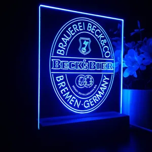 Beck's Logo LED Desk Light