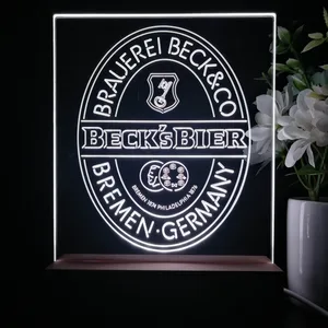 Beck's Logo LED Desk Light