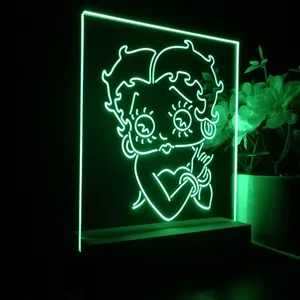 Betty Boop Close Up LED Desk Light