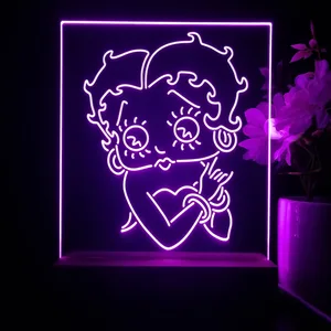 Betty Boop Close Up LED Desk Light