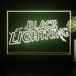 Black Lightning LED Desk Light