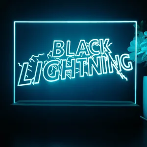 Black Lightning LED Desk Light