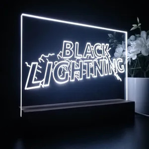 Black Lightning LED Desk Light