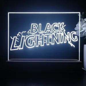 Black Lightning LED Desk Light