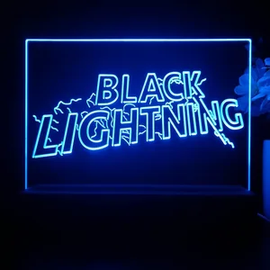 Black Lightning LED Desk Light