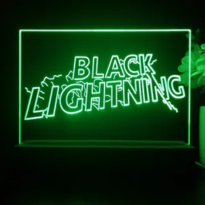 Black Lightning LED Desk Light