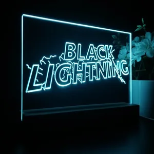 Black Lightning LED Desk Light