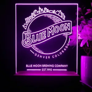 Blue Moon Denver Colorado LED Desk Light