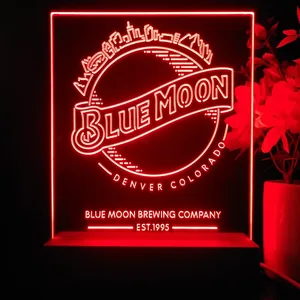 Blue Moon Denver Colorado LED Desk Light