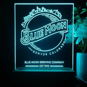Blue Moon Denver Colorado LED Desk Light